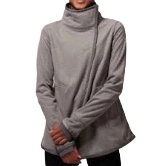 Ivivva by Lululemon Big Business Cozy Wrap Fleece lined Jacket 12 - Picture 3 of 15